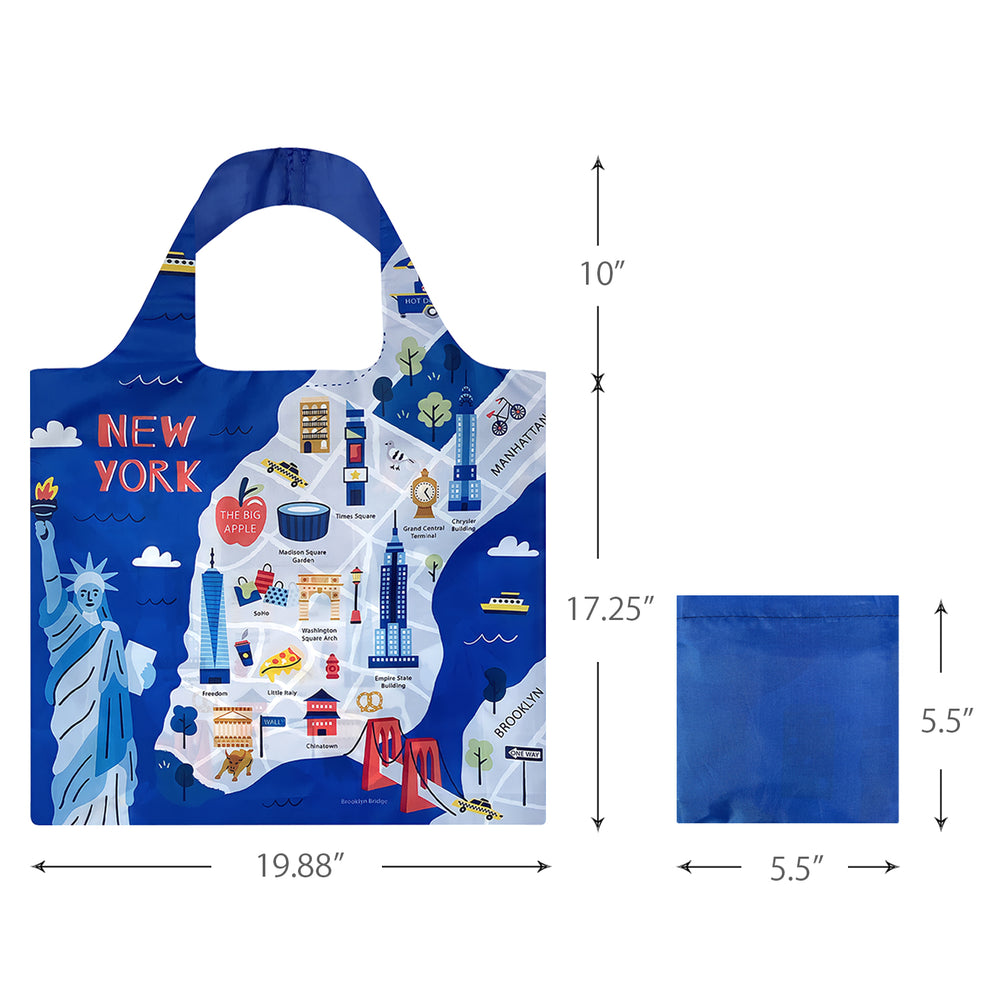 New York Allybag Foldable Eco-Friendly Reusable Bag