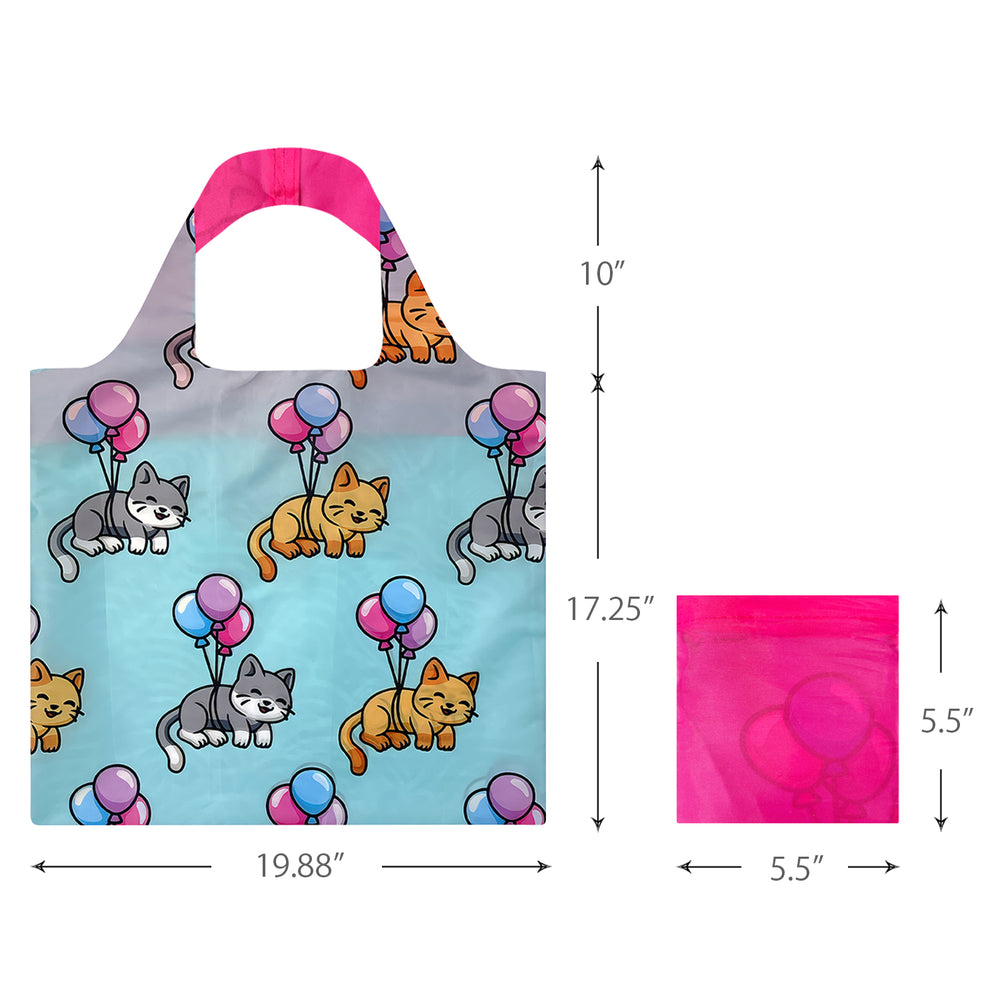 Floating Cat Allybag Foldable Eco-Friendly Reusable Bag