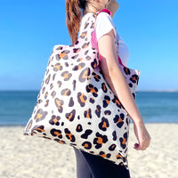 Pink Leopard Allybag Foldable Eco-Friendly Reusable Bag