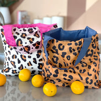 Pink Leopard Allybag Foldable Eco-Friendly Reusable Bag