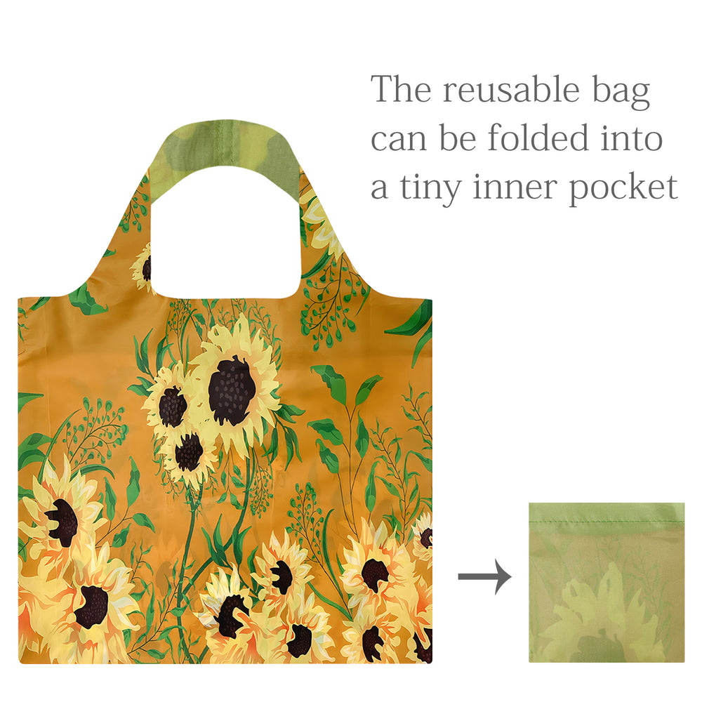 Sunflowers Allybag Foldable Eco-Friendly Reusable Bag
