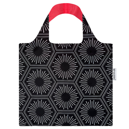 Geometric Starburst Allybag Foldable Eco-Friendly Reusable Bag