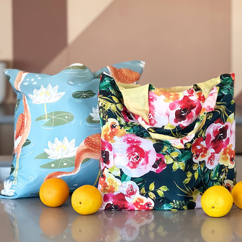 Cranes & Lillypads Allybag Foldable Eco-Friendly Reusable Bag
