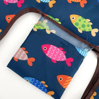 Colorful Fishes Nylon Reusable Foldable JoliBag Grocery Bag (set of 2)