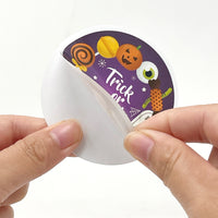 Trick or Treat Halloween Vinyl Stickers (100 stickers)