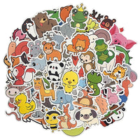 Baby Animals Waterproof Vinyl Stickers (100 stickers)