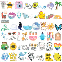 Groovy Vibes Waterproof Vinyl Stickers (100 stickers)