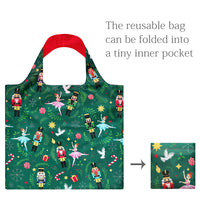 Nutcracker & Ballerina Allybag Foldable Eco-Friendly Reusable Bag