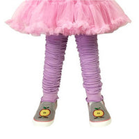 Children's Solid Leg Warmer, Ruched Light Pink