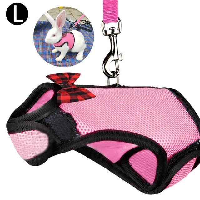 Rabbit Soft Bow Harness and Leash